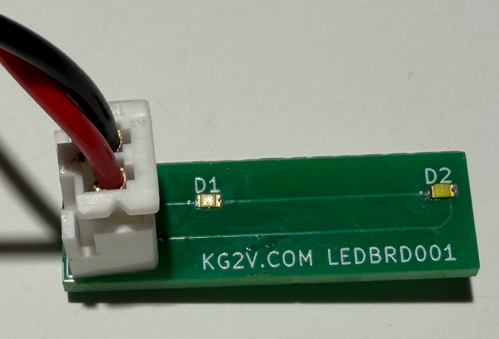 Dual white LED Board