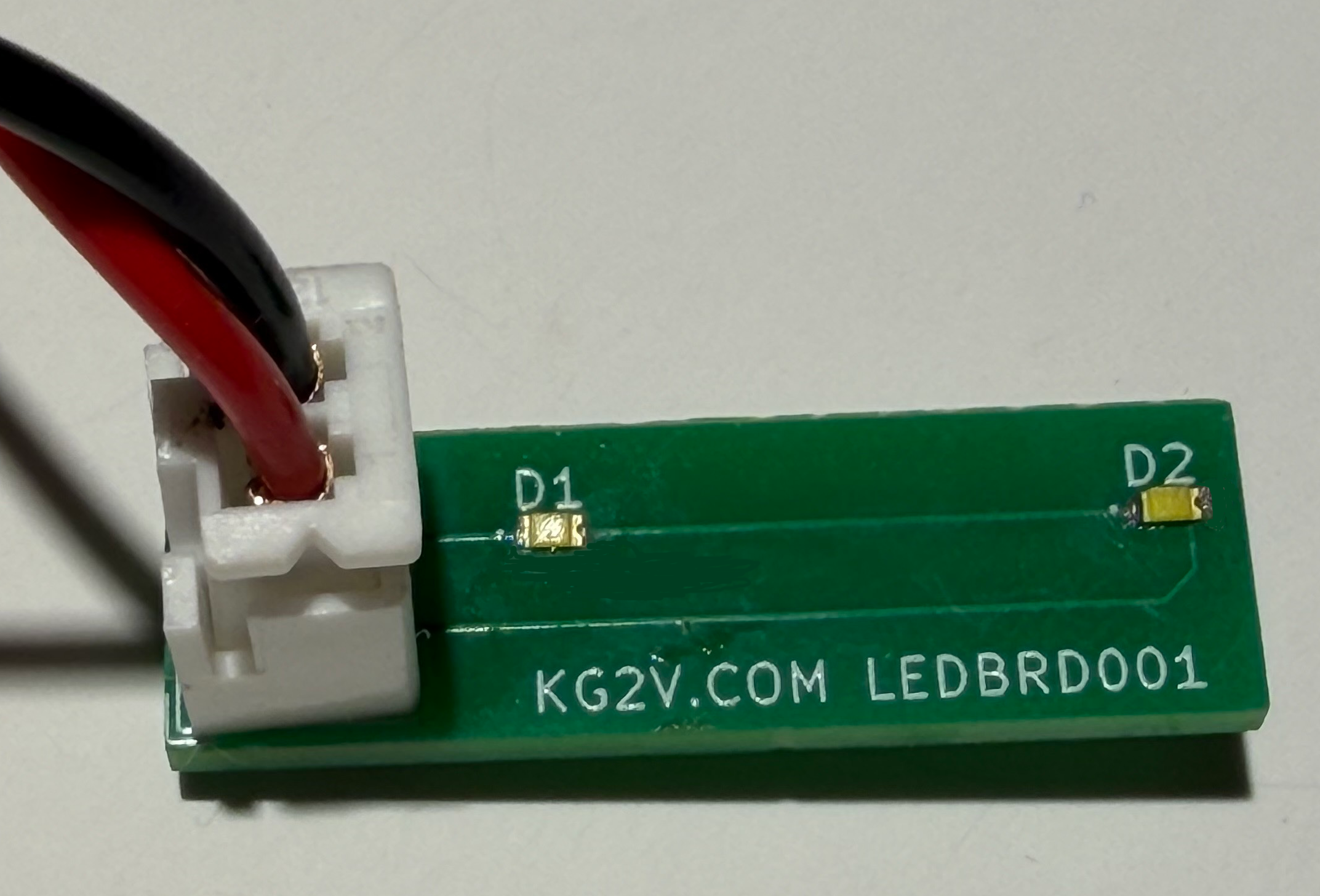 Dual white LED Board