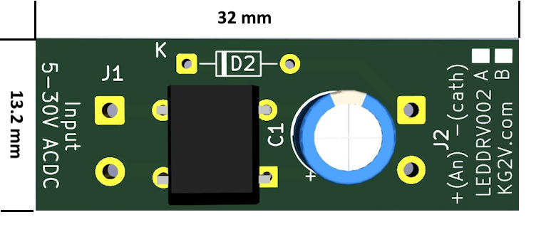 Small Constant Current LED Driver, 1.7mA